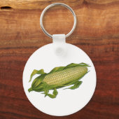 ヴィンテージ、ヘルシーな野菜、コブのトウモロコシ キーホルダー (裏面)