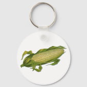 ヴィンテージ、ヘルシーな野菜、コブのトウモロコシ キーホルダー (裏面)