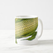 ヴィンテージ、ヘルシーな野菜、コブのトウモロコシ コーヒーマグカップ (正面右)