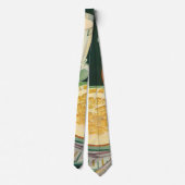 ヴィンテージ ヘルシー フード、ドリンク、ヘルシーな朝食 ネクタイ (裏面)