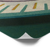 ヴィンテージ ヘルシー フード、飲料、ヘルシーな朝食 ポスター (角)