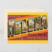 ヴィンテージ ヘレナ MT グリーティング ポストカード (正面/裏面)