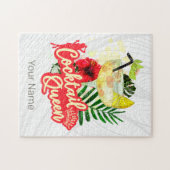 ヴィンテージ・ヘン・バチェロレッテ・パーティー コクテール・クイーン ジグソーパズル (横)