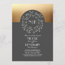 ヴィンテージ ベイビーズ ブレス ウェディングリース ゴールド 招待状