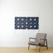 ヴィンテージ ベイビー ボホ シームレス パターン。ヒッピーチックの背景。ボヘミアンの抽象的な形の要 タペストリー (インサイチュ)