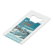 ヴィンテージ·ベイル·スキー·ポスター クレジットカード栓抜き (正面アングル)