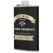 ヴィンテージ ベストマン カスタム ウェディング  フラスク (左)