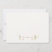 ヴィンテージ ベビーカー シャワー 招待状 (裏面)