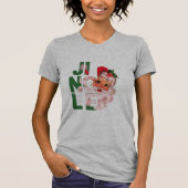 ヴィンテージ ベル サンタ クリスマス Tシャツ (正面)
