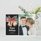 ヴィンテージ ベル フラット ホリデー カード (スタンド正面)