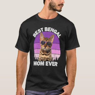 ヴィンテージ ベンガルキャット ママ ベンガル猫 オーナー 子猫 愛猫家 Tシャツ