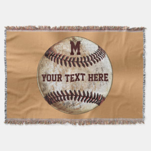 ヴィンテージ・ベースボール スローケット YOUR TEXT, モノグラム