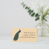 ヴィンテージ ペコック レジストリー インサート カード (スタンド正面)