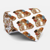 ヴィンテージ ペット アニマルズ, 子犬の恋愛 子供服の子犬たち ネクタイ (ロール)