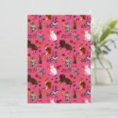 ヴィンテージ ペット 猫 犬 花園パーティー シーズンカード (スタンド正面)