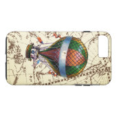 ヴィンテージ・ホットエアバルーンが十二宮の空に浮かぶ Case-Mate iPhoneケース (裏面(横))