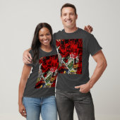 ヴィンテージ ホラー映画コラージュ セシウム少年 Tシャツ (ユニセックス)
