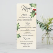 ヴィンテージ ホリー メニュー (スタンド正面)