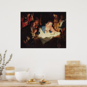 ヴィンテージ・ホリー・絵画イエスプリントポスター ポスター (キッチン)