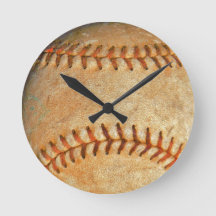 ヴィンテージ・ホワイト・ベースボールの赤のステッチ