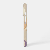 ヴィンテージ・ホールガーリック柄 iPhone 16ケース (左側面)
