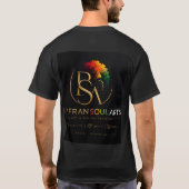 ヴィンテージ ボタニカル オールオーバーパターン Tシャツ (裏面)