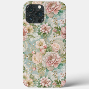 ヴィンテージ・ボタニカル、ガーリー iPhone 13 PRO MAXケース