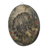 ヴィンテージ ボタニカル ヒポポタマス  ダーツボード (正面右)