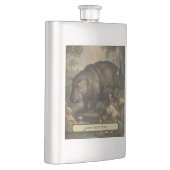 ヴィンテージ ボタニカル ヒポポタマス フラスコ, オーダーメイド フラスク (右)