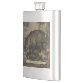 ヴィンテージ ボタニカル ヒポポタマス フラスコ, オーダーメイド フラスク (左)