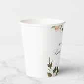ヴィンテージ ボタニカル フラワーの ブライダル シャワー 紙コップ (右)