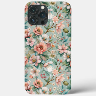 ヴィンテージ ボタニカル, フラワーリ iPhone 13 PRO MAXケース