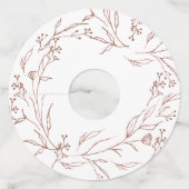 ヴィンテージ ボタニカル ブランチ ワイン グラス タグ (裏面)