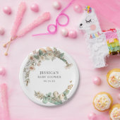 ヴィンテージ ボタニカル ペーパー プレート (パーティー)