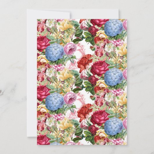 ヴィンテージ・ボタニカル・マザーズデイブランチ 招待状 (裏面)