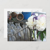 ヴィンテージ ボトル - 思い出してね ポストカード (正面/裏面)