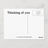 ヴィンテージ ボトル - 思い出してね ポストカード (裏面)