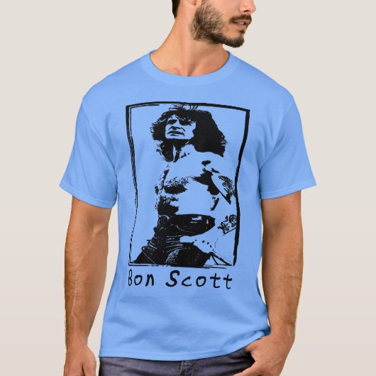 ヴィンテージ ボン・スコット Tシャツ (正面)
