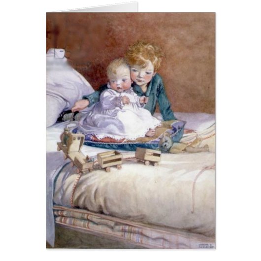 ヴィンテージ-ボーイ&ベビーシスター、 (正面)