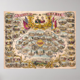 ヴィンテージ ボードゲーム - アートプリント ポスター