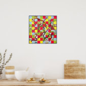 ヴィンテージ ボードゲーム - アートプリント ポスター (キッチン)