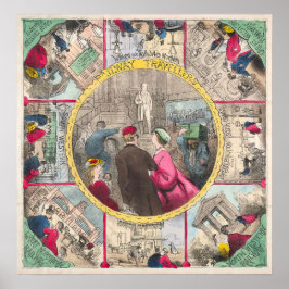 ヴィンテージ ボードゲーム - アートプリント ポスター