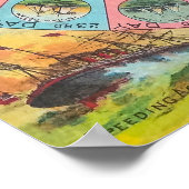 ヴィンテージ ボードゲーム - アートプリント ポスター (角)