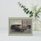 ヴィンテージ・ボーマー・モーターカー救急車、ブルックNJ行き ポストカード (スタンド正面)