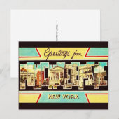 ヴィンテージ ポキプシー NY ポストカード (正面/裏面)