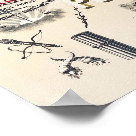 ヴィンテージ ポスター (角)