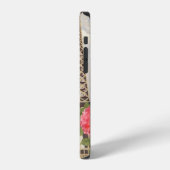 ヴィンテージ，ポスター，パリ，旧， iPhoneケース (左側面)