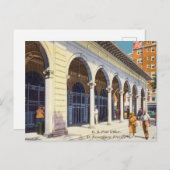 ヴィンテージ、ポストオフィス、サンクトペテルブルク、フロリダ ポストカード (正面/裏面)