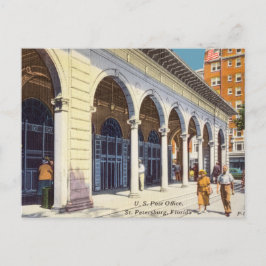 ヴィンテージ、ポストオフィス、サンクトペテルブルク、フロリダ ポストカード