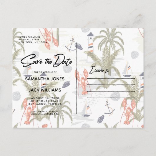 ヴィンテージ ポストカード | 日程を 記念して (裏面)